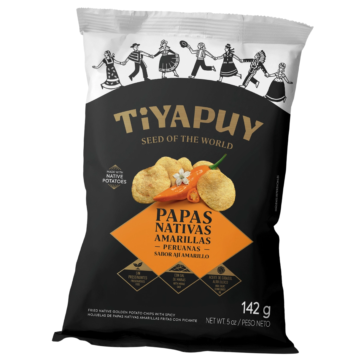 <br><br>PAPAS NATIVAS AMARILLAS PERUANAS SABOR AJÍ AMARILLO