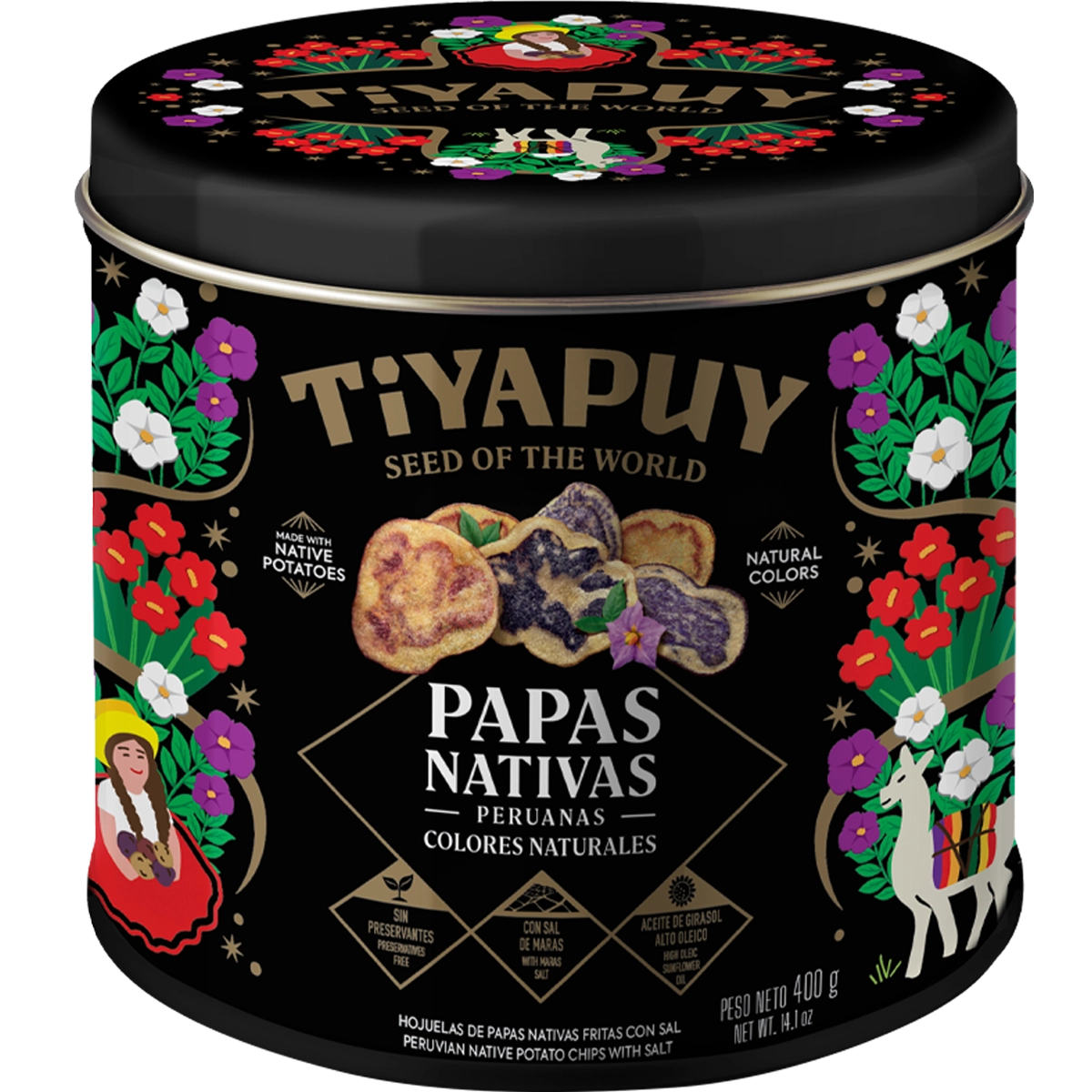 <br><br>PAPAS NATIVAS PERUANAS (LATA)
