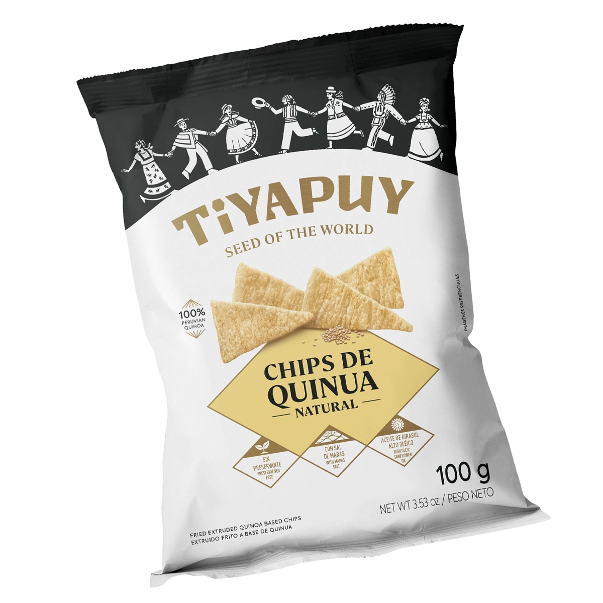 <br><br>CHIPS DE QUINUA SABOR NATURAL